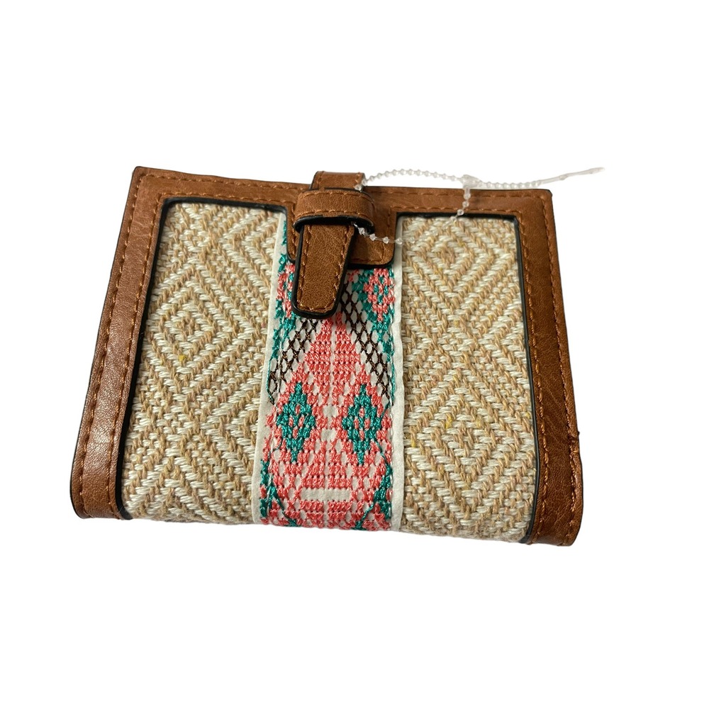 Jen & Co Bessie Wallet tribal indian canvas